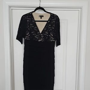 Elegant Black Lace Dress